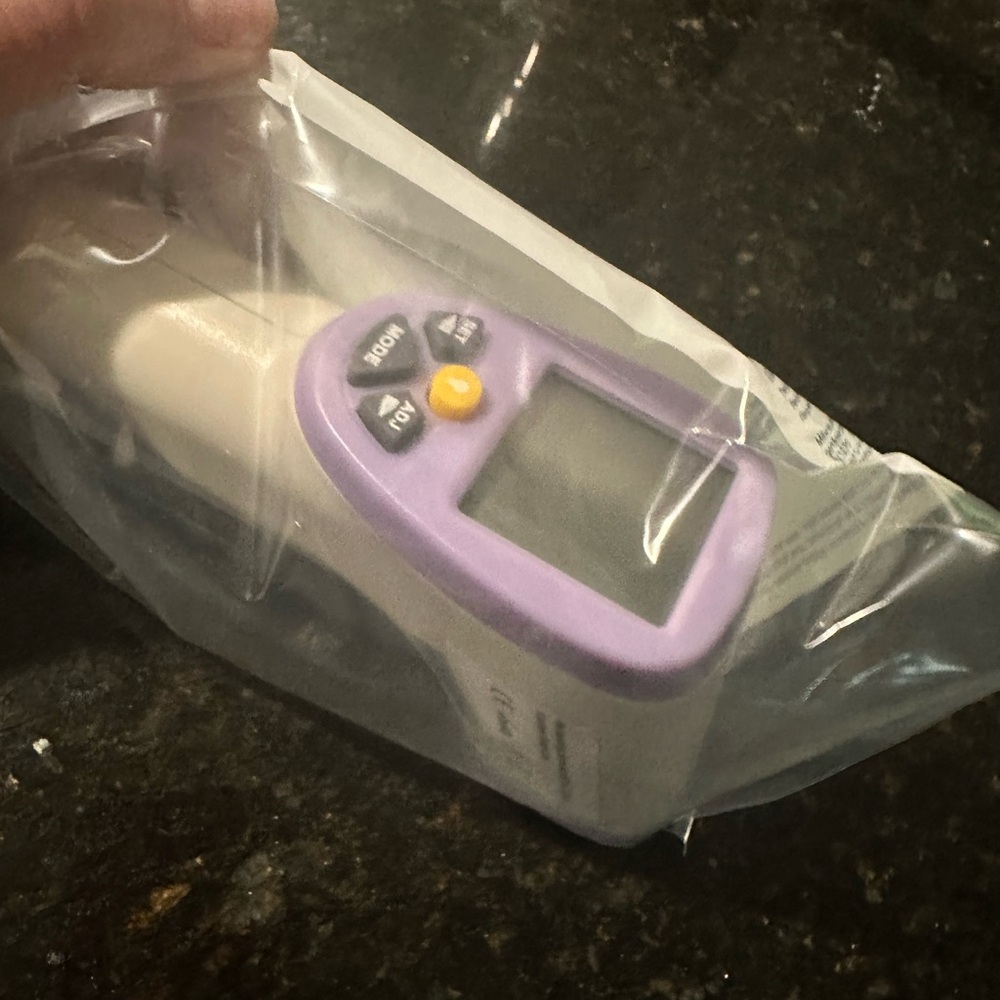 Purple Ergonomic Cell Phone Accessory